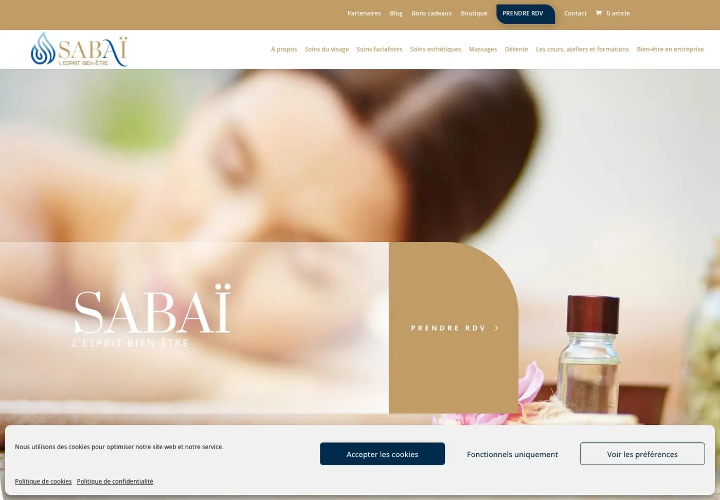 La boutique en ligne de l'institut Sabai à Montanay